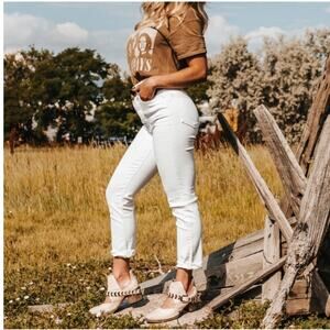 Freebird By Steven Blade White Snake Embossed leather booties